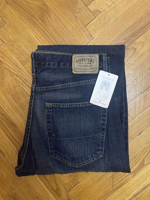32/32  Нові чоловічі джинси Signature by Levi Strauss & Co. (Вільний крій, 100% бавовна)