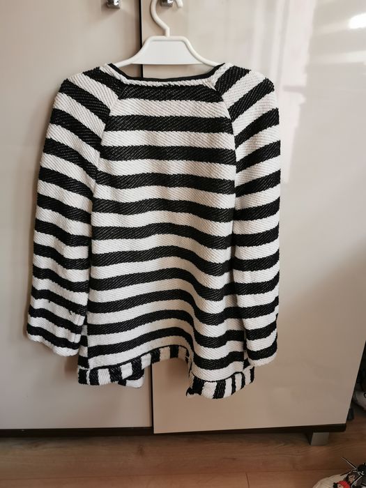 Bluza narzutka okrycie marynarka promo paski 170 36  S