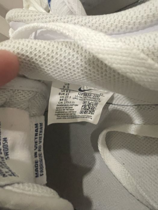 Air force 1 com logo azul