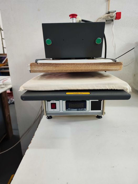 Prensa Pneumática Estampagem Têxtil Transfer, DTF, Sublimação, Etc.