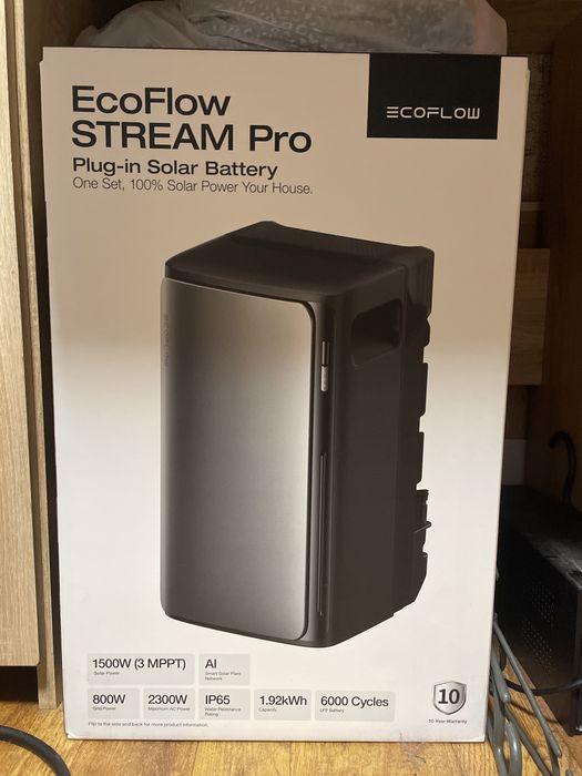 EcoFlow Stream Pro DELTA Lite (1000Вт, ємність - 1920Вт/год)