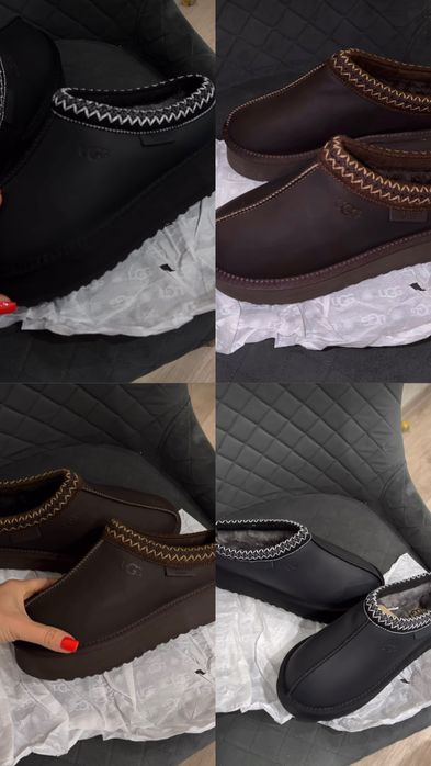 Ugg tazz нобукові непромокні корисневі чорні 37,38