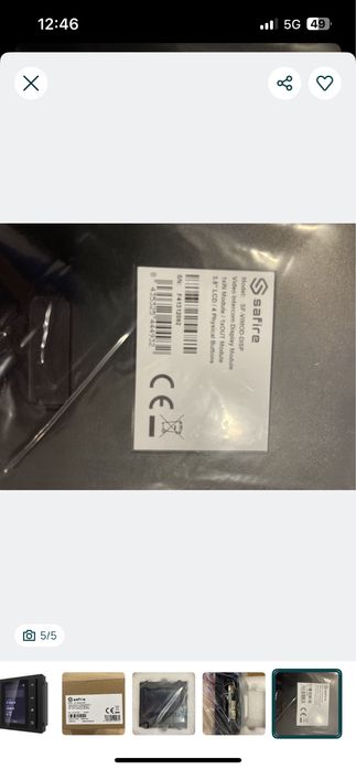 Safire SF-VIMOD-DISP Módulo de Extensão Ecrã LCD 3,5" Botoneira - Novo