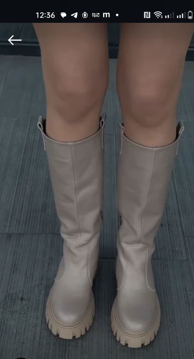 Ботфорти високі зимові