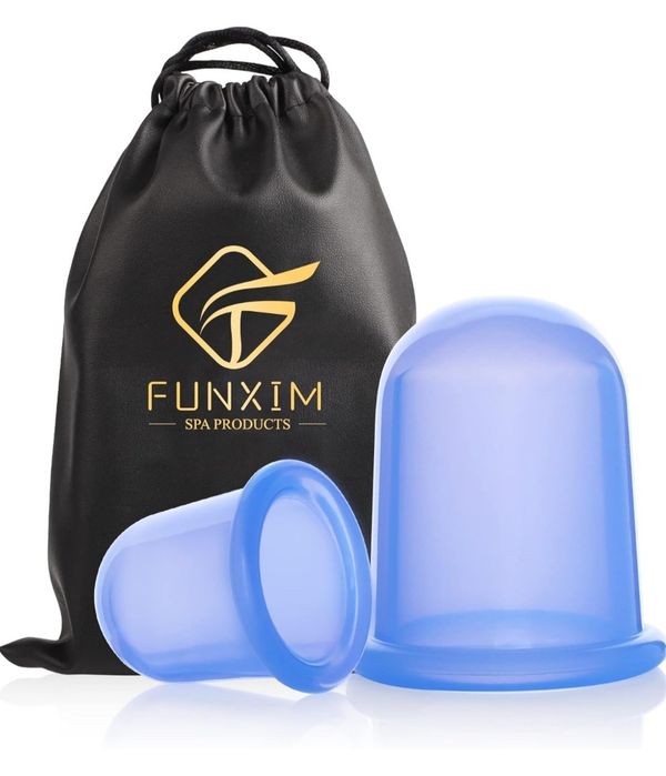 Funxim Silikonowe bańki do masażu antycellulitu