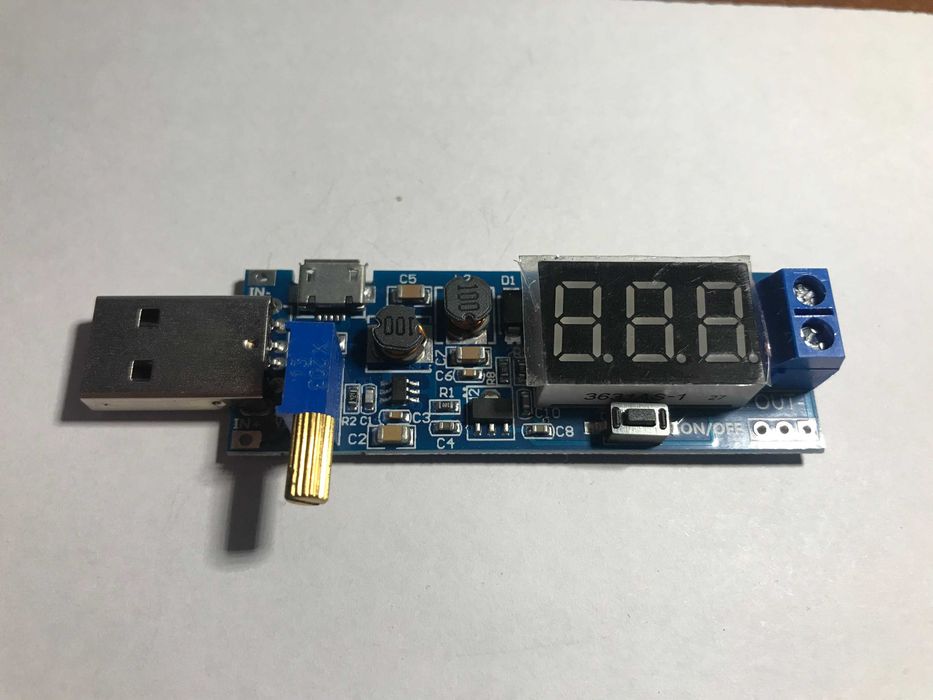 Підвищуючий модуль HW-132 DC-DC USB boost regulator 5V to 3.3-24V