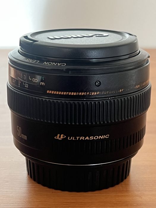Canon 50 1.4 USM apenas foco Automatico.