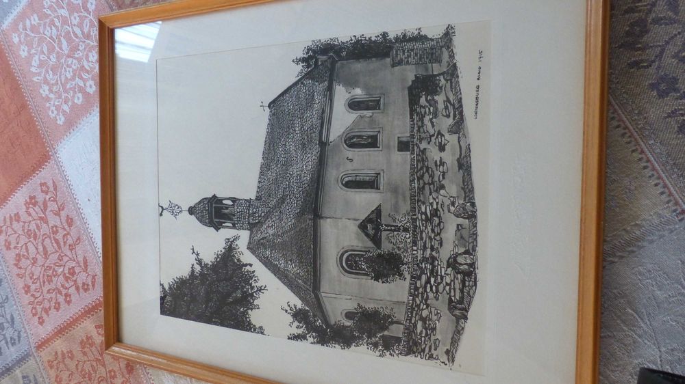 obrazek grafika z kapliczką