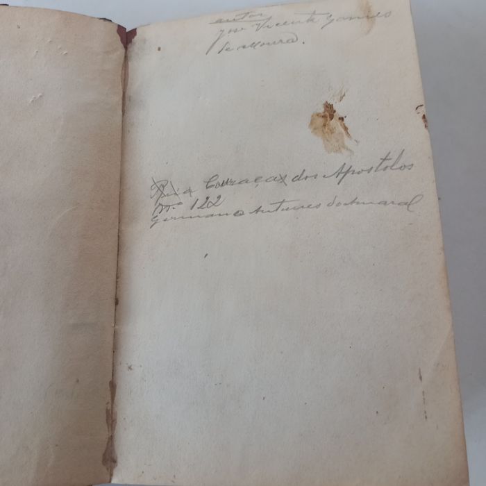 Livro séc XIX de José Vicente Gomes de Moura