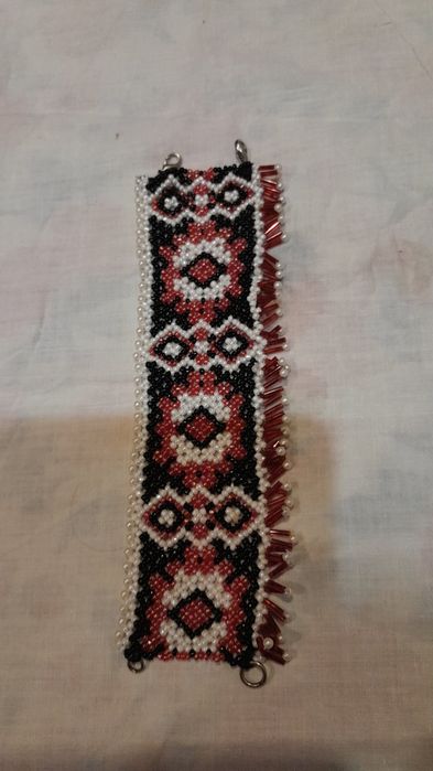 Кольє з бісеру, силянка, браслет