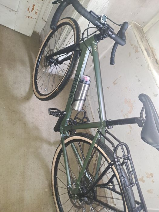 Bicicleta estrada gravel triban 120