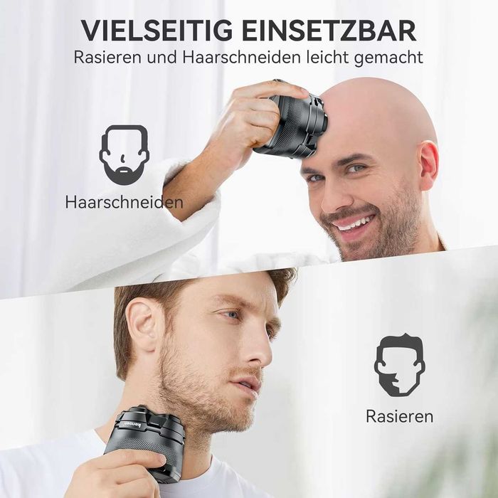 Shaver couro cabeludo e barba Kensen