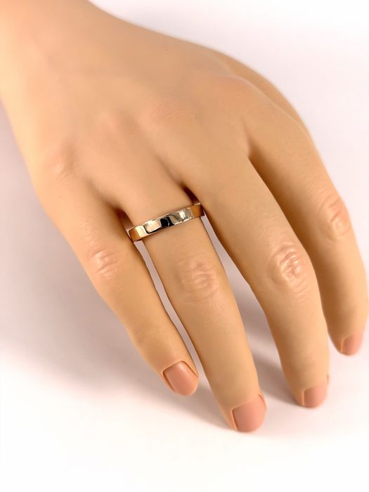 Złota obrączka rozmiar 18