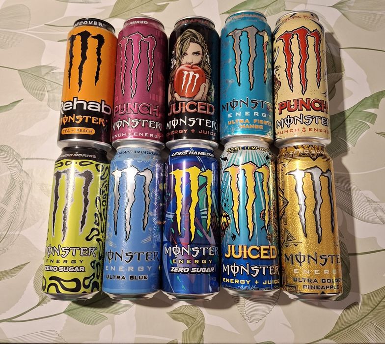 Lote Monster Energy – 10 Latas Diferentes para Coleção