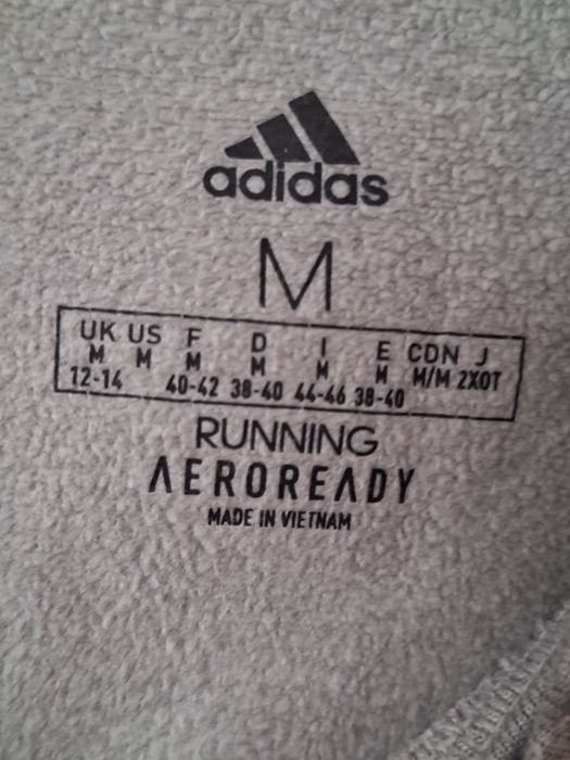 Adidas sportowa bluza do biegania z okrągłym dekoltem r. M