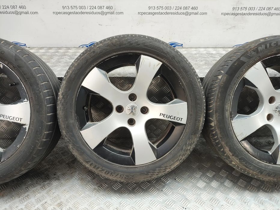 Conjunto de jantes 17 Savara originais Ronal Peugeot 3008 Mk1 7,5J