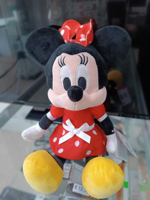 Peluche Minnie em vestido vermelho 39cm