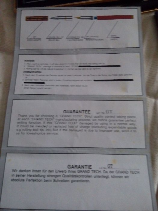 Caneta nova a estrear