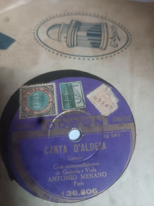 Discos Vinil Fado Coimbra 45r, 33r e 78r