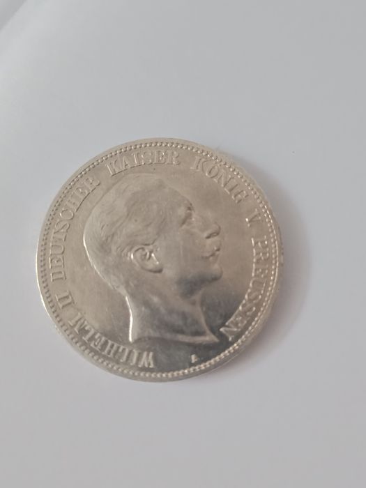 5 marek Wilhelm II 1902 srebrna moneta
