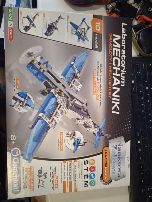 Laboratorium mechaniki samoloty i helikoptery Clementoni