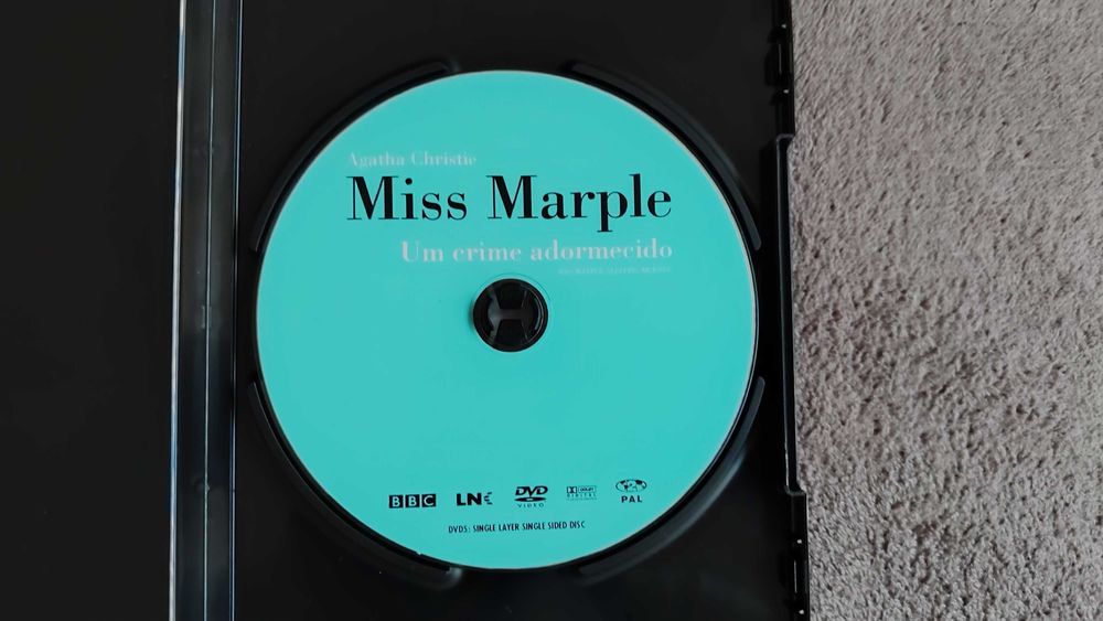 DVD Miss Marple - Um Crime Adormecido (Agatha Christie)