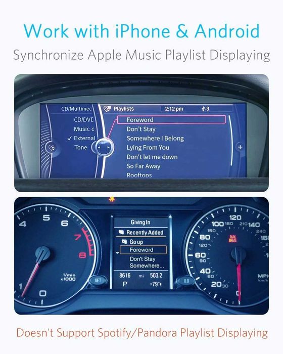 invery bluetooth A2DP адаптер для BMW/ Mini cooper/ Porsche