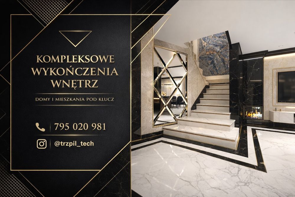 Kompleksowe wykończenia wnętrz | Łazienki | Duże formaty | Pod klucz