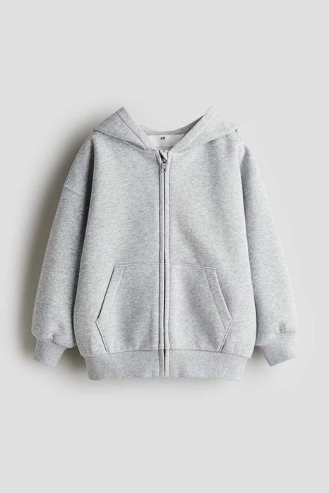 Худі H&M для хлопчика на блискавці, зіпка, тепла кофта на флісі