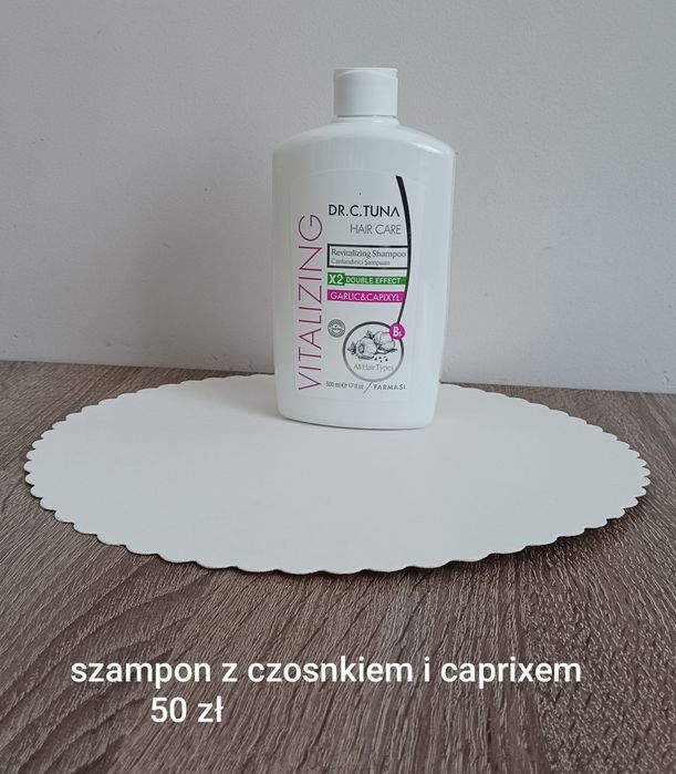 Szampon z caprixem i czosnkiem