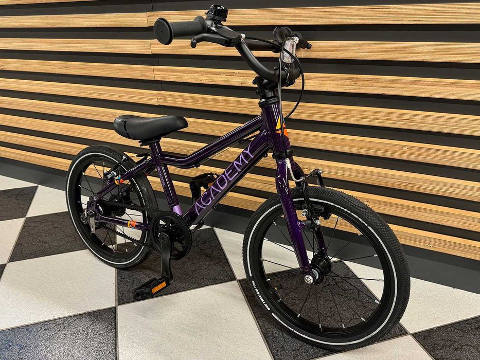 Rower dziecięcy ACADEMY 3 Purple 16" KRAKÓW w ofercie kubikes puky