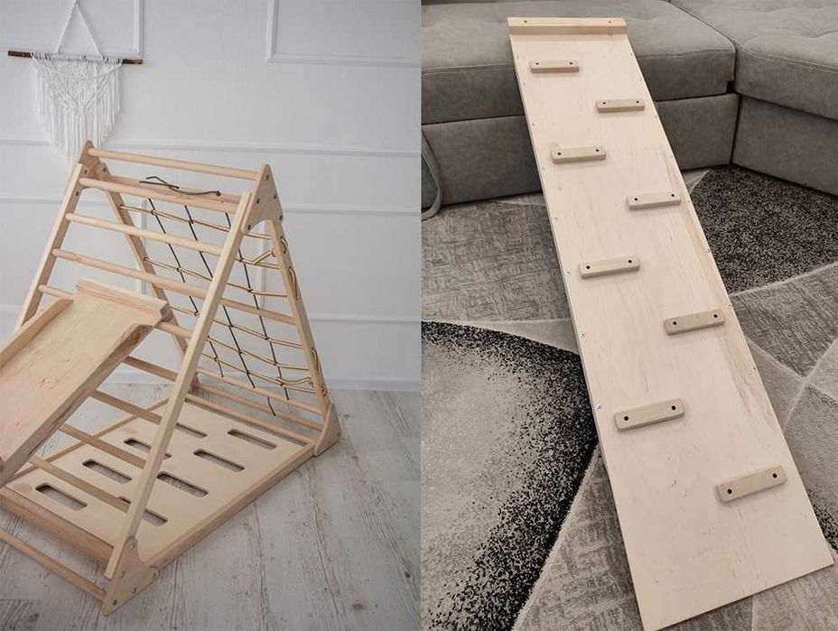 Спортивний комплекс Шведська стінка Тренажер для дітей Лазанка 3 в 1