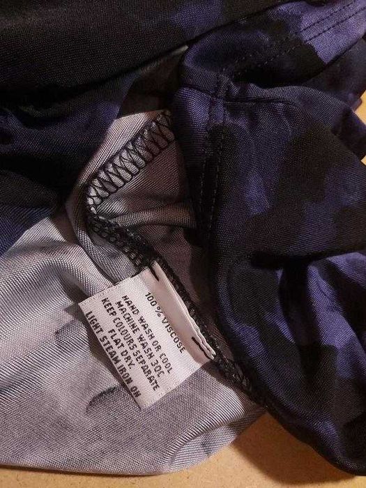 Длинное черное вечернее платье на хэллоуин цветочный принт акварель