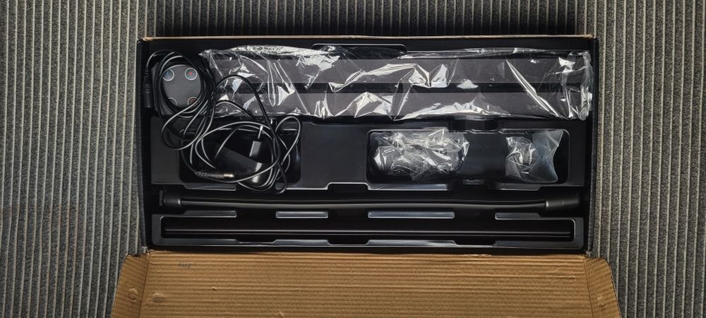 Lampa biurkowa LED podwójna 80 cm 24W regulowana