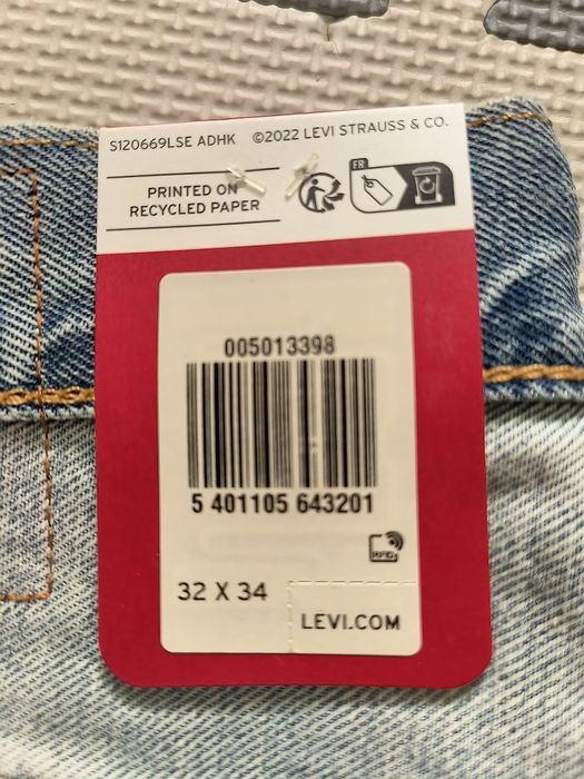 Spodnie Levi's 501 150th Anniversary W32 L34 – nowe z metką