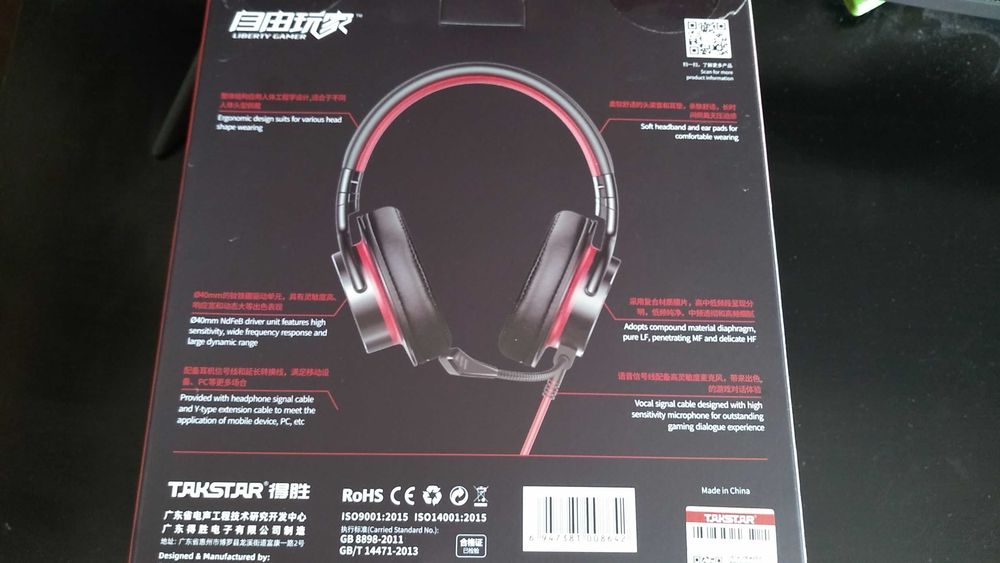 Słuchawki gamingowe Takstar Shade Gaming (GM200)