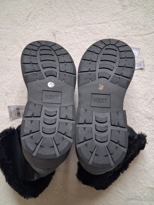 Czarne botki śniegowce Next Forever Comfort  41