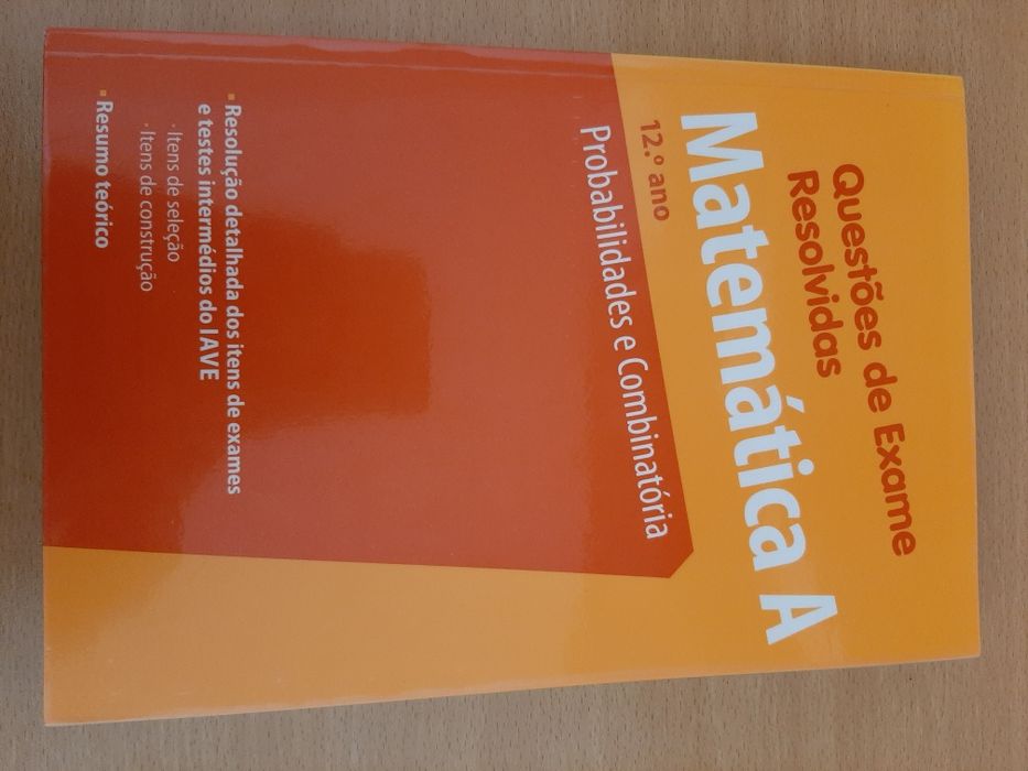 Livro Questões de Exame Resolvidas - Matemática A - Probabilidades