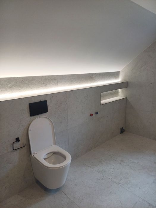 Remonty łazienek, Wykończenia wnętrz