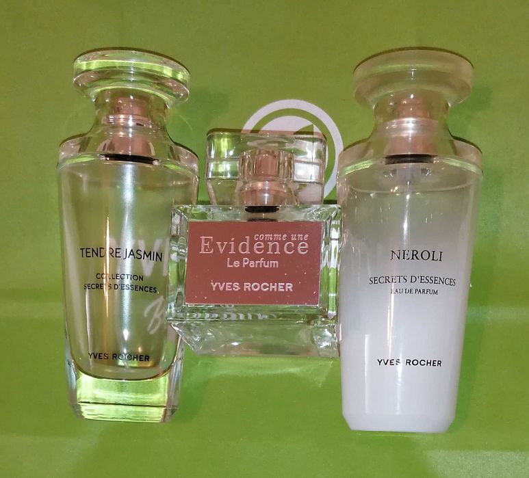 Красивые пустые флаконы Yves Rocher Ив Ів Роше Neroli Jasmin Evidence