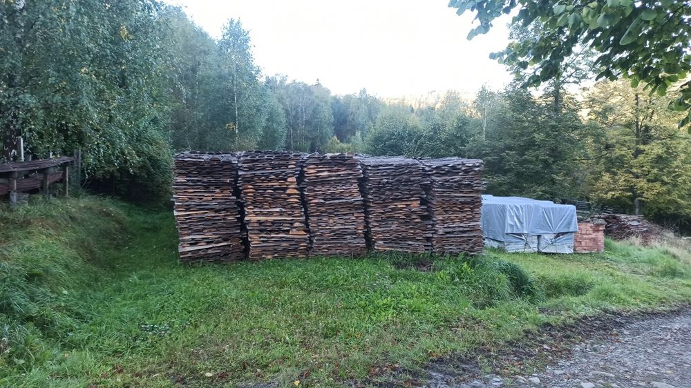 Drewno opałowe okorki