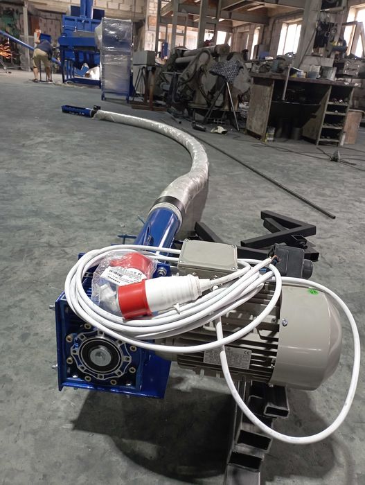 Шнековий навантажувач, шнек гнучкий, конвеєр, погрузчик