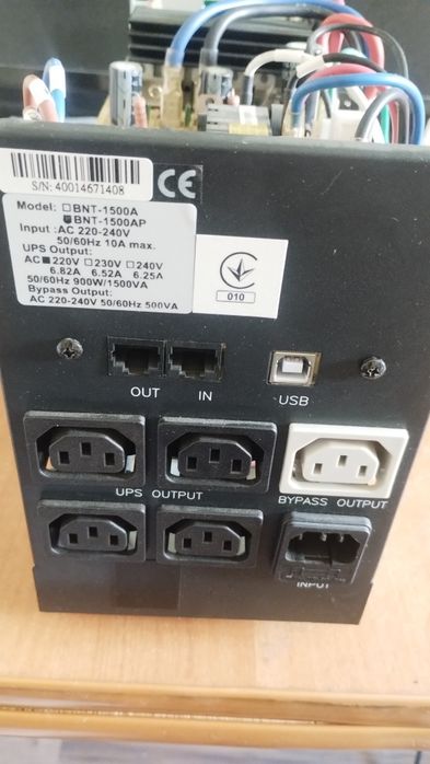 ДБЖ UPS Powercom KIN-1500AP 900Вт безперебійник
