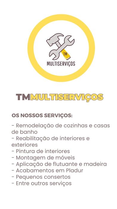 TM Multiserviços - Reparação,  Remodelação e Montagem