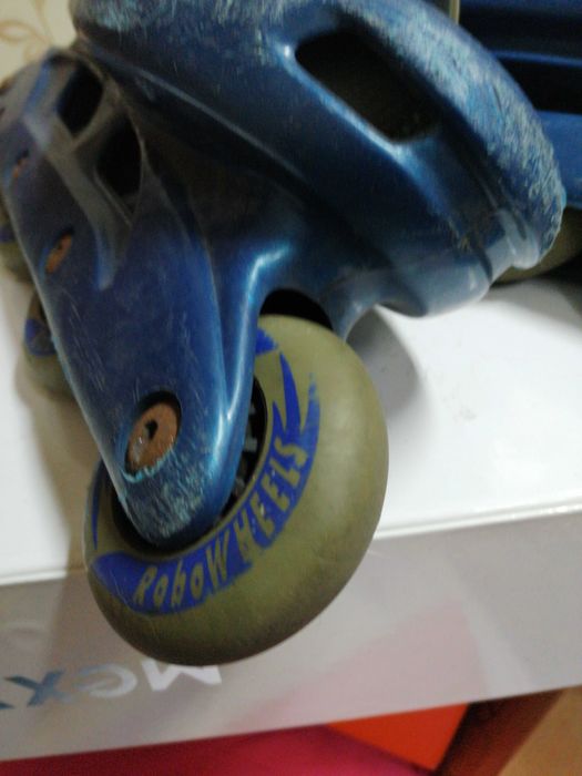 prawie nowe Rolki kauczukowe kółka