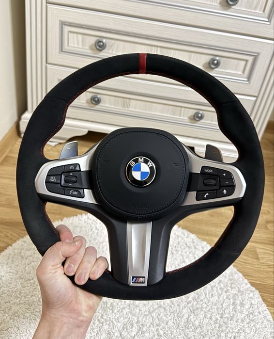 Алькантаровий М Руль BMW для G30 G01 G02 G05 G05 G07 G12 G15 G20