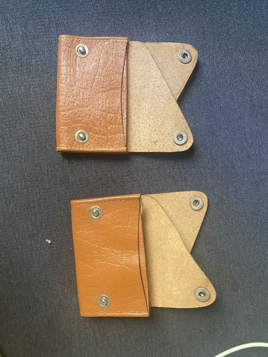 Etui skórzane z prl na dokumenty, drobne