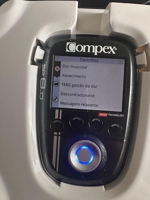 Compex SP 8.0 Wireless (Topo de Gama) – Impecável + Acessórios