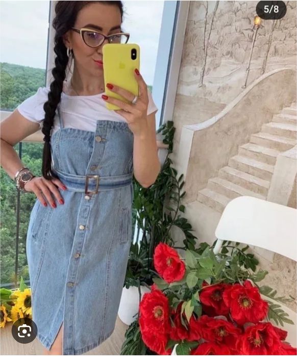 Джинсовий сарафан