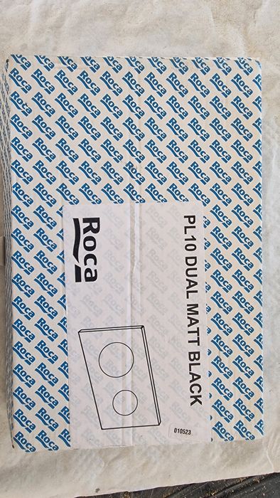 Przycisk do stelaża WC ROCA - PL10 DUAL MATT BLACK czarny mat